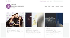 Desktop Screenshot of informationisbeautifulawards.com
